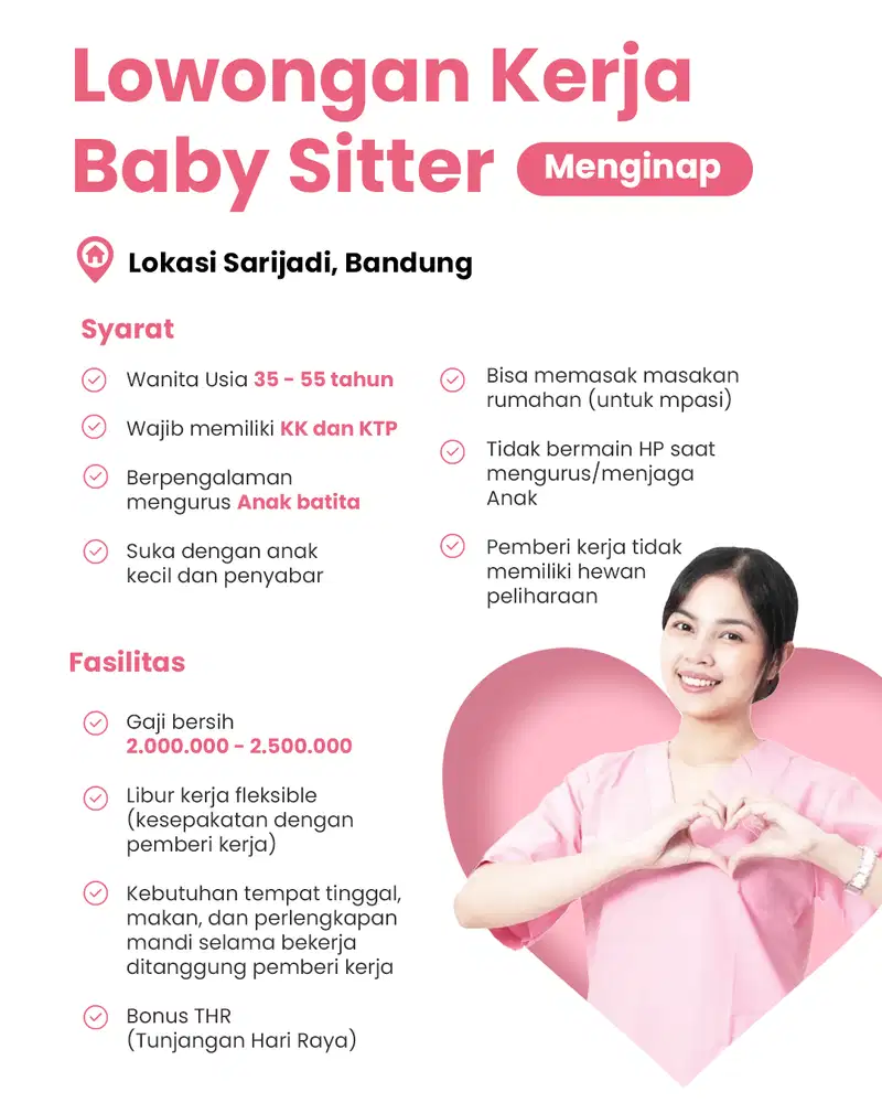 Lowongan kerja Baby Sitter