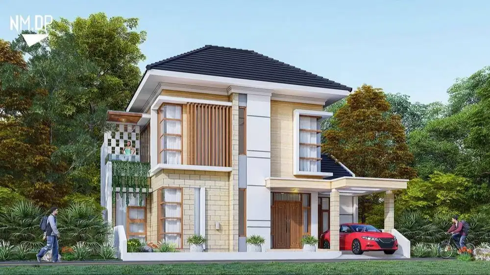 Jasa Arsitek Rumah Mewah Tropis di Kota Bekasi - Gratis Survey Lokasi