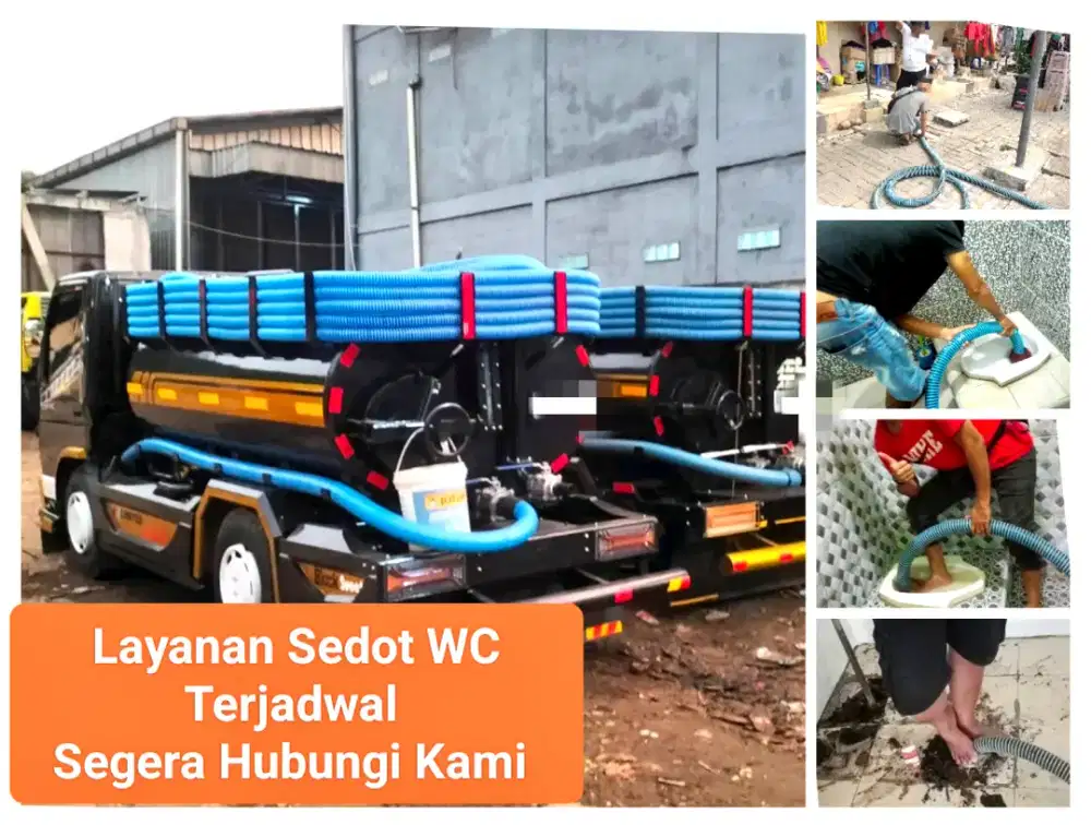 SEDOT WC SEPTIC TANK PENUH TEMBAK SALURAN MAMPET TUNTAS TANPA BONGKAR