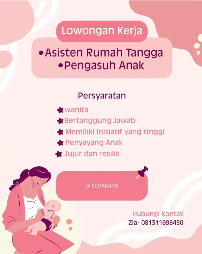 lowongan pengasuh anak / art