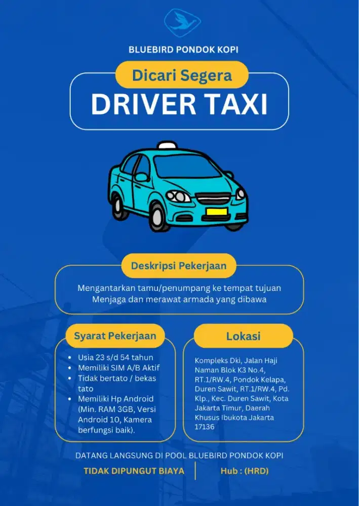 Lowongan driver