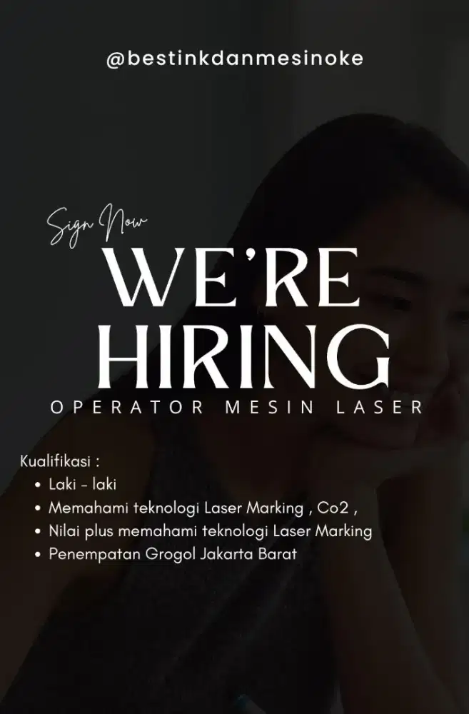 OPERATOR MESIN LASER