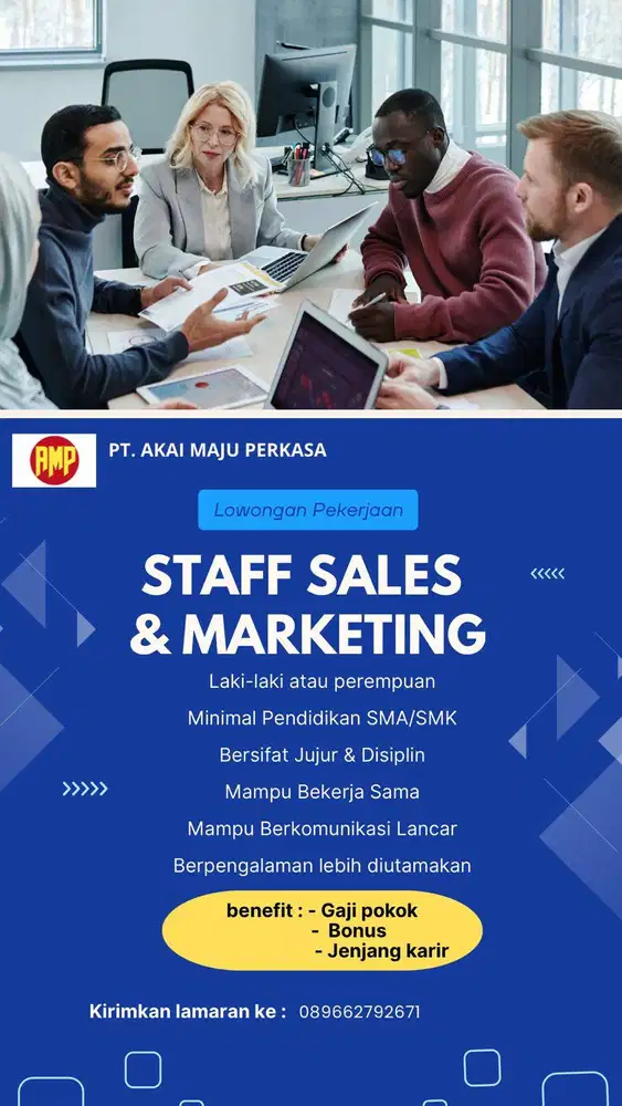 LOWONGAN KERJA SALES GAJI TERTINGGI