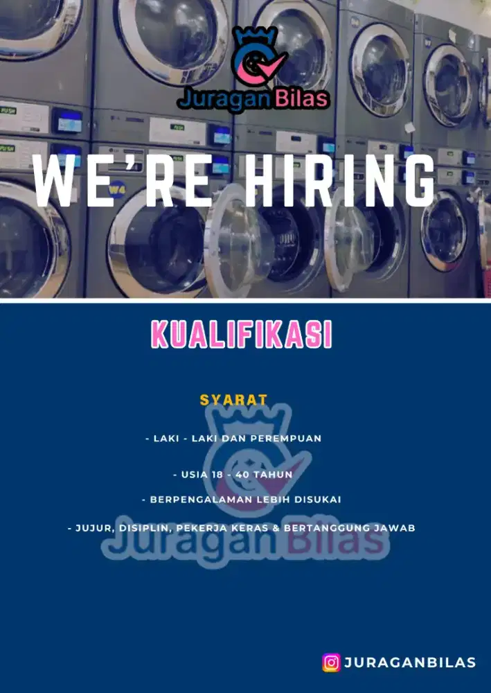 LOWONGAN PEKERJAAN LAUNDRY