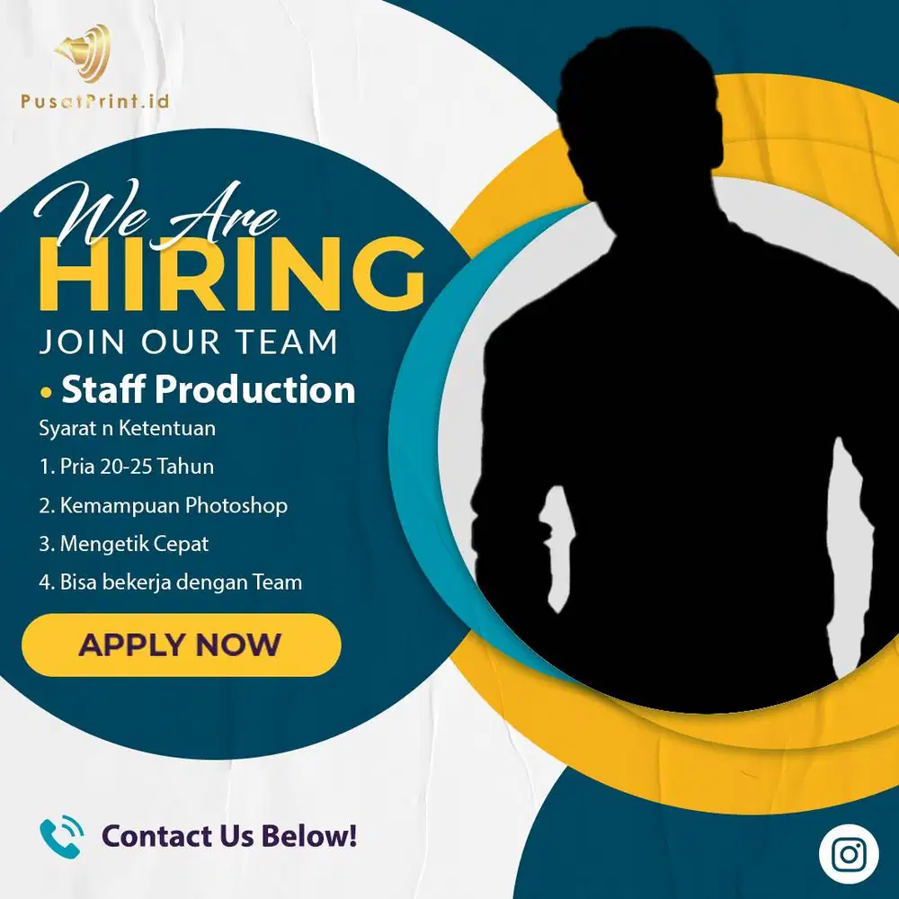 LOKER DESAIN GRAFIS DIGITAL PRINTING PHOTOSHOP LAKI LAKI