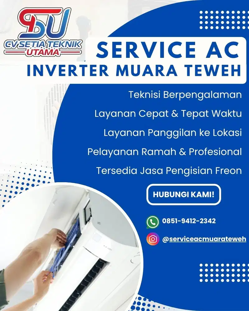 Jasa Service AC Inverter di Muara Teweh