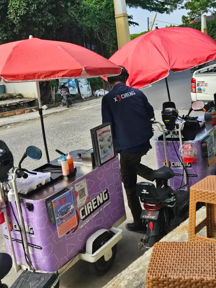 Lowongan jualan cireng isi keliling pakai sepeda listrik