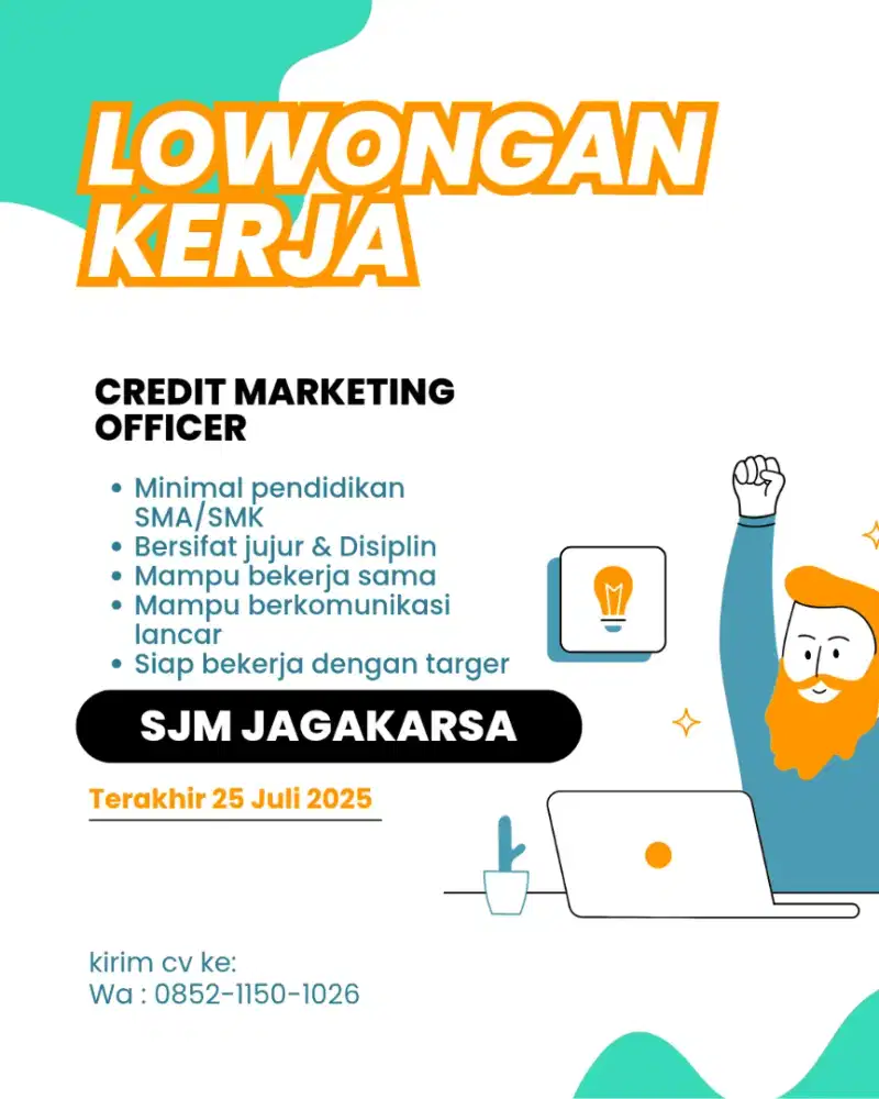 Lowongan CMO credit marketing officer