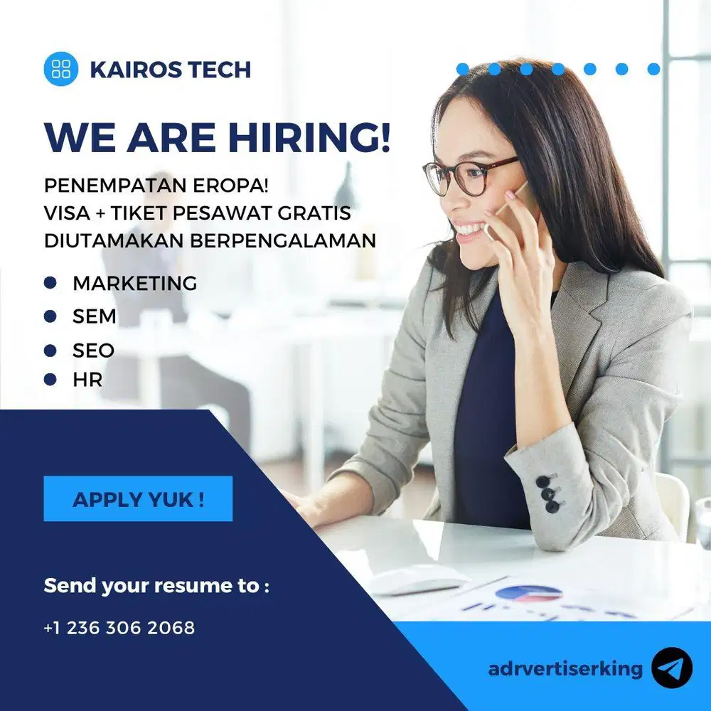 Loker Eropa (FREE VISA + TIKET)