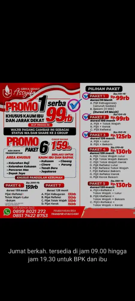 loker terapis perempuan muslimah