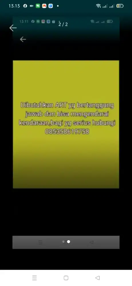 cari art yg bertanggung jawab dan bisa bawa kereta, khusus wanita