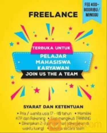 Lowongan perkerjaan admin