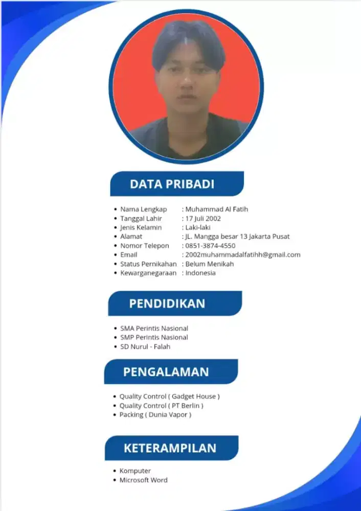 SIAP KERJA APA SAJA