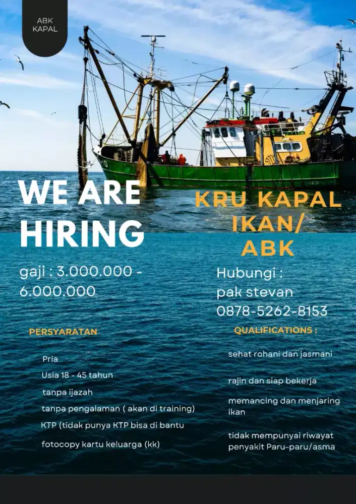 LOWONGAN ABK IKAN