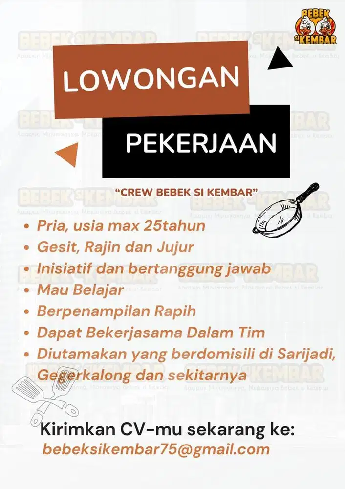 Loker Bebek Si Kembar