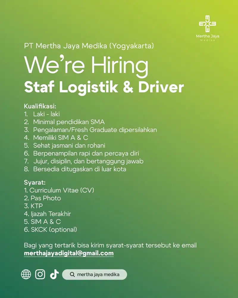 STAF LOGISTIK & DRIVER