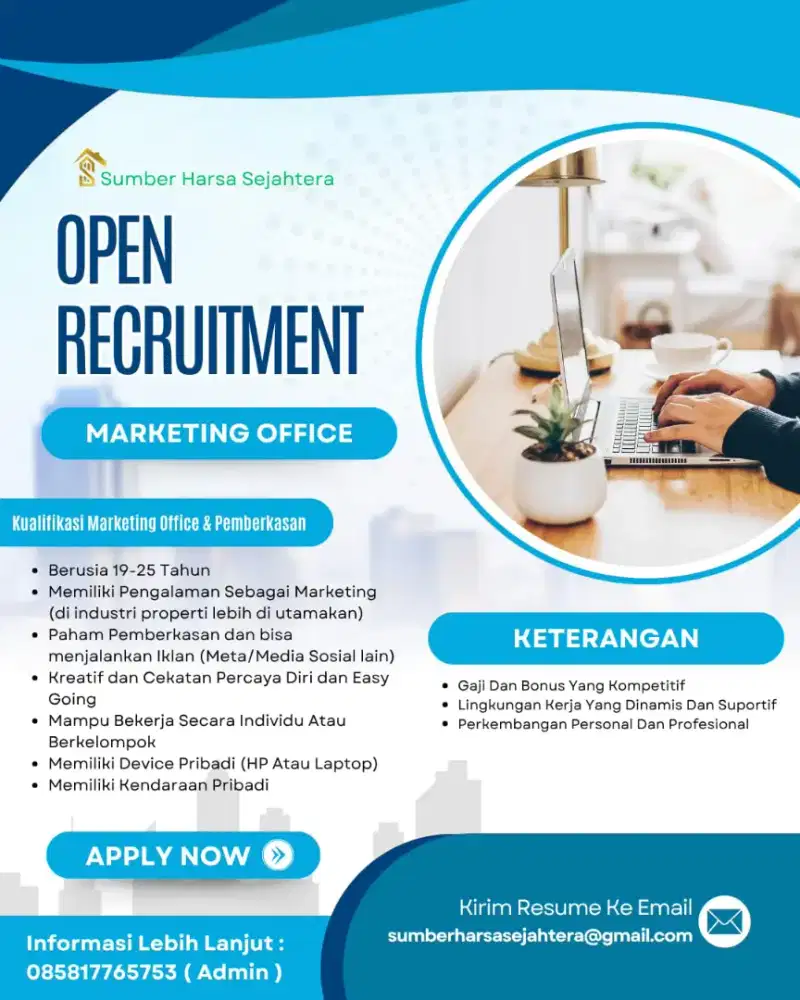 OPEN RECRUITMENT MARKETING OFFICE