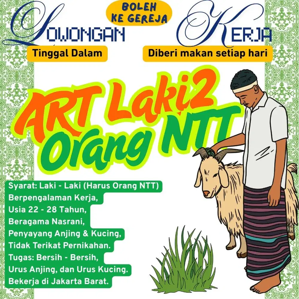 ART LAKI - LAKI ASAL NTT