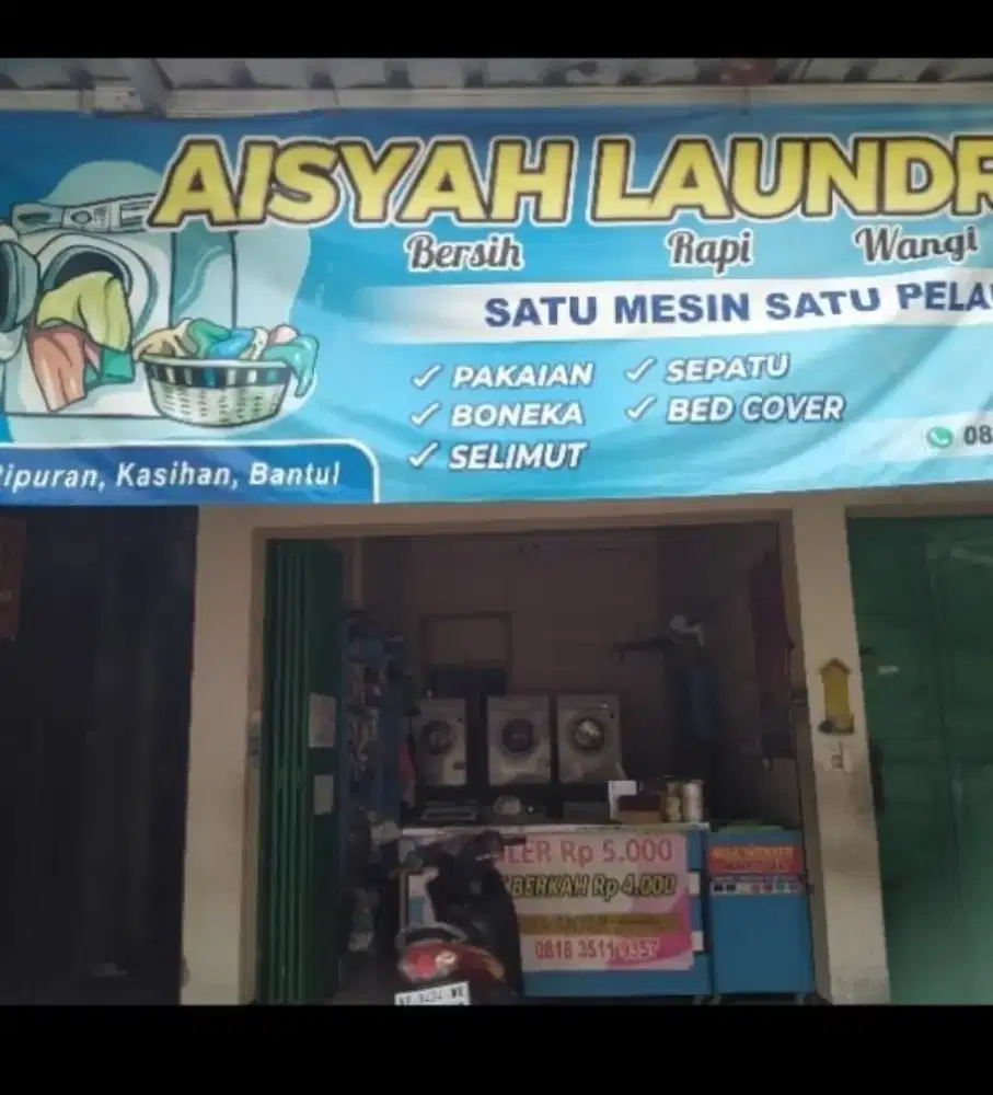 Di butuhkan karyawan loundry
