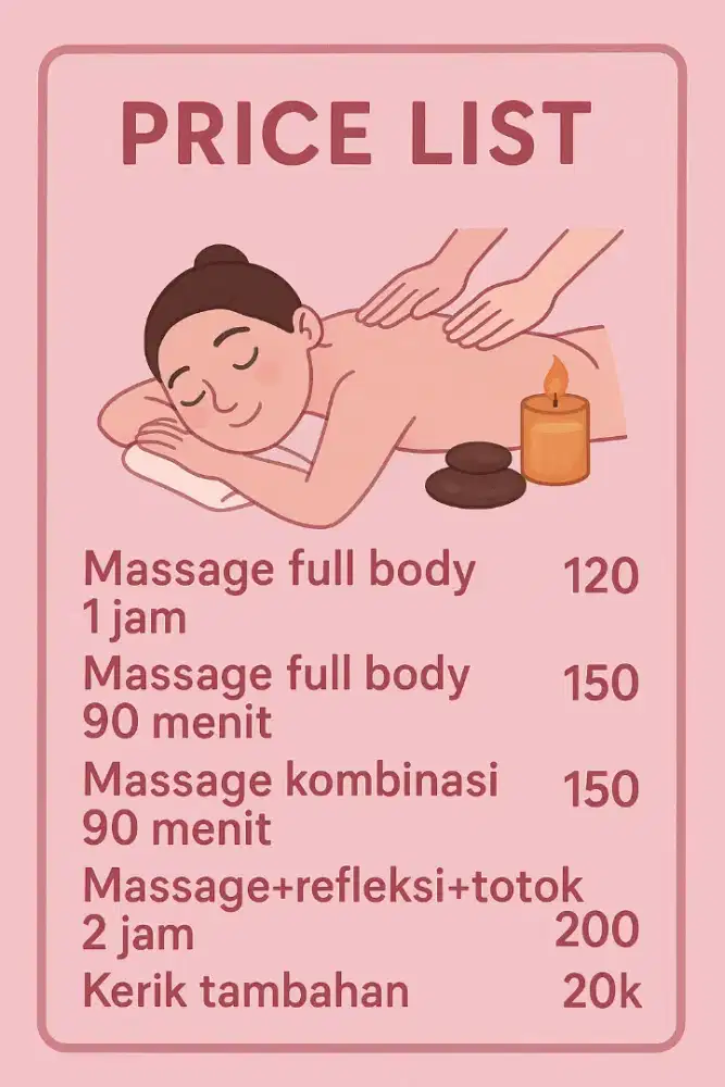 Massage full body and refleksi