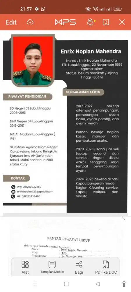Cari pekerjaan yang bener2 kerja