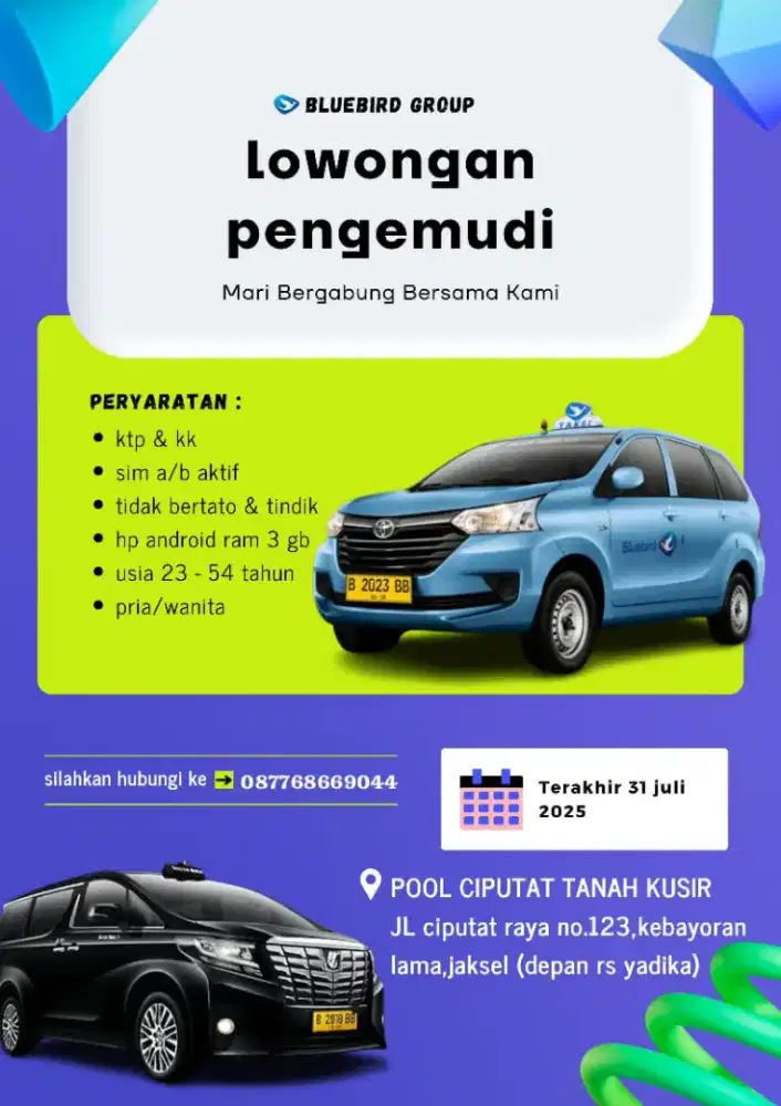 dibutuhkan segera min 10 orang!!.
