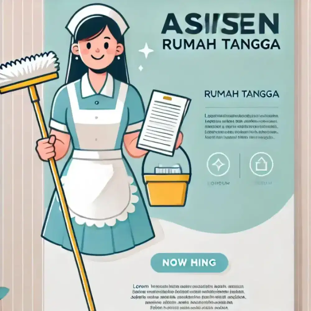 LOWONGAN ART MENGINAP 2ORANG BERPENGALAMAN KERJA ( PRT ) BABY SITTER