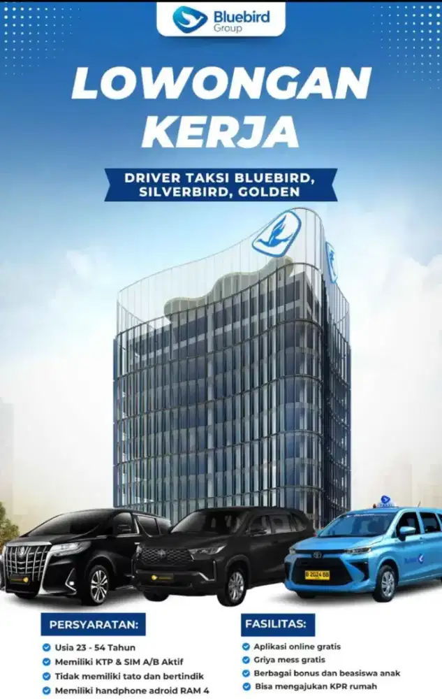 Driver taksi blue bird Mampang