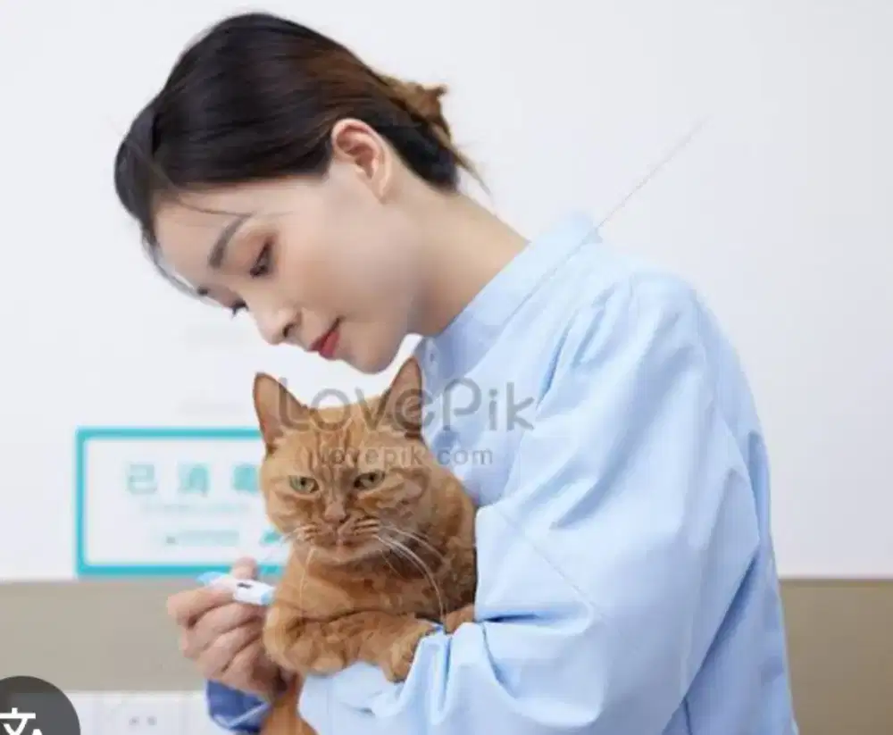 Perawat kucing (Membersihkan Dan memberi makan)