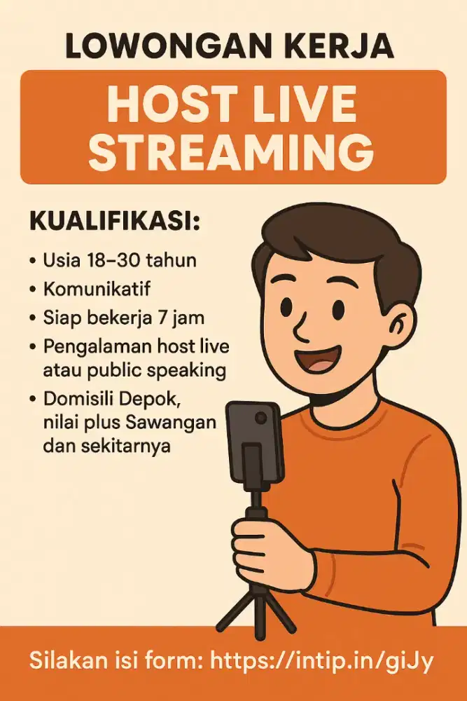 Lowongan kerja host