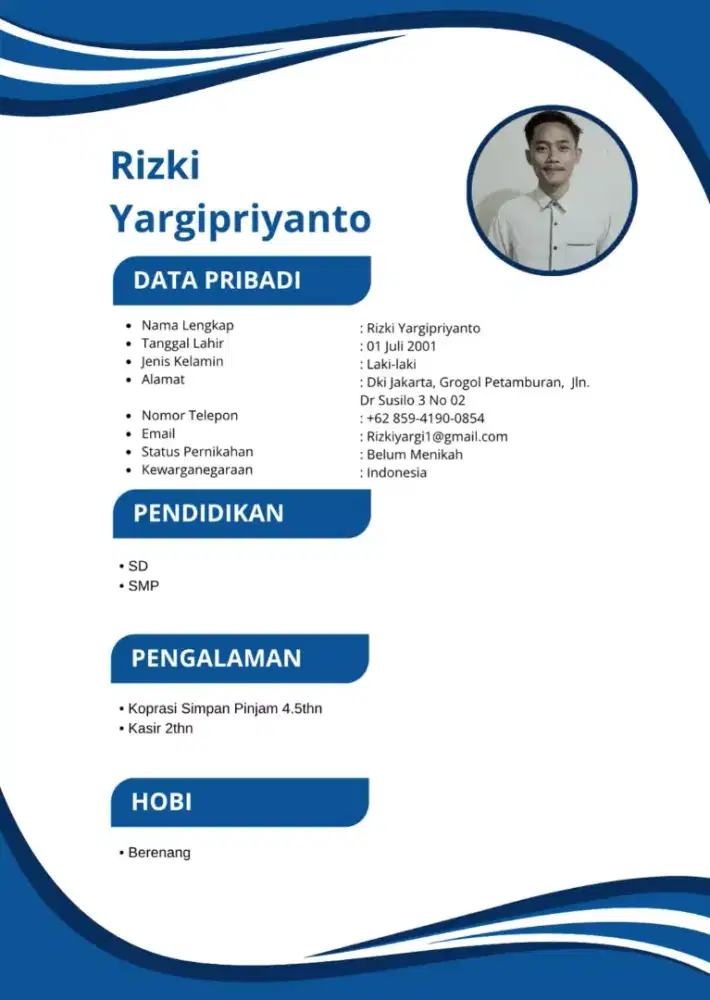 Kerja yang bisa libur minggu ada ?