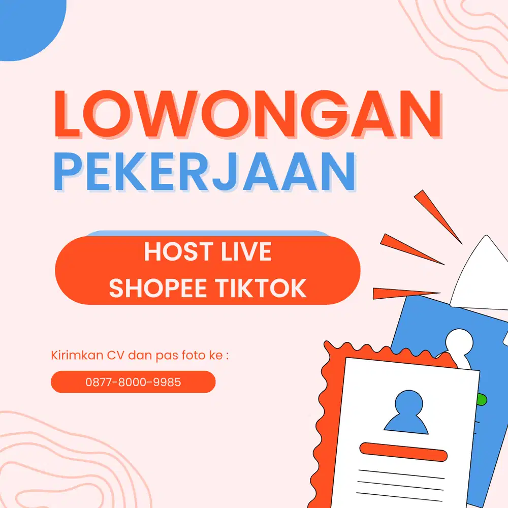 Lowongan Kerja Host Live Streaming