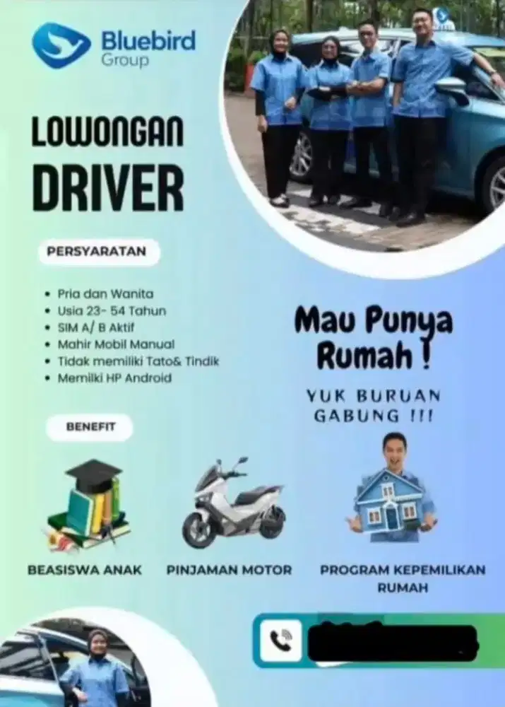 Lowongan Driver Sopir Supir Pengemudi
