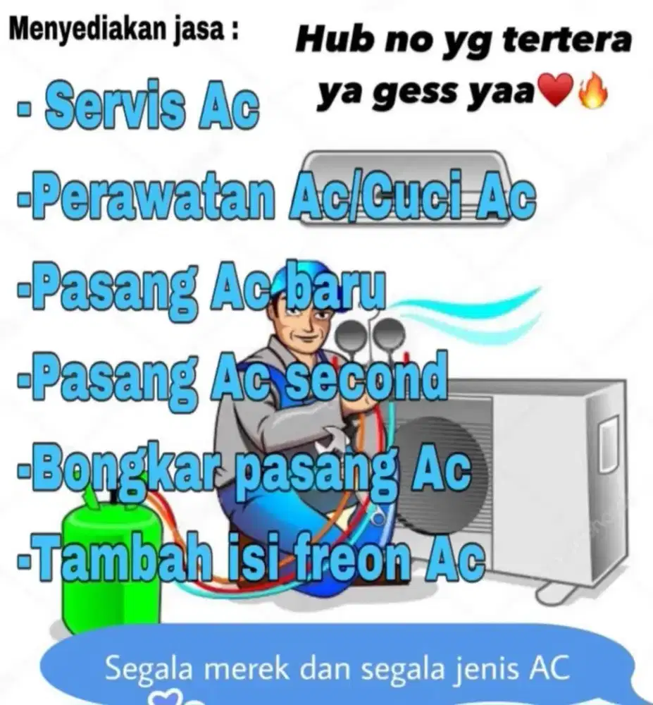 Jasa cuci AC rumah dan kantor