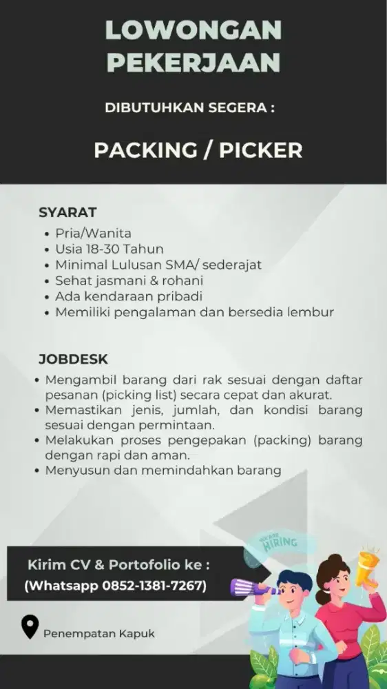 Lowongan Kerja Packing