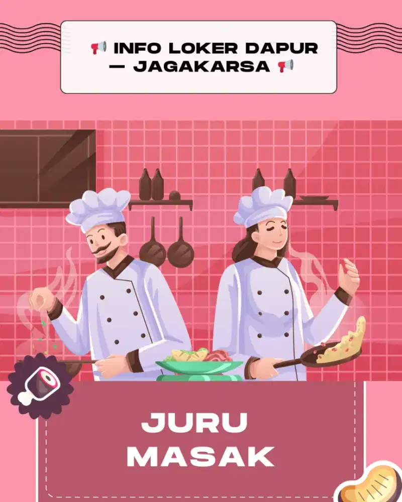Info Loker Juru Masak