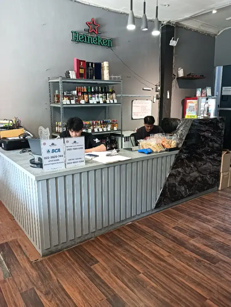 Lowongan Kasir, Admin, Helper cafe (khusus pria)