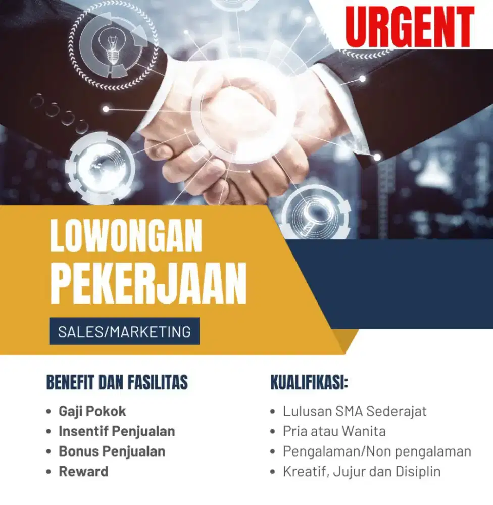 LOWONGAN KERJA MARKETING PERBANKAN