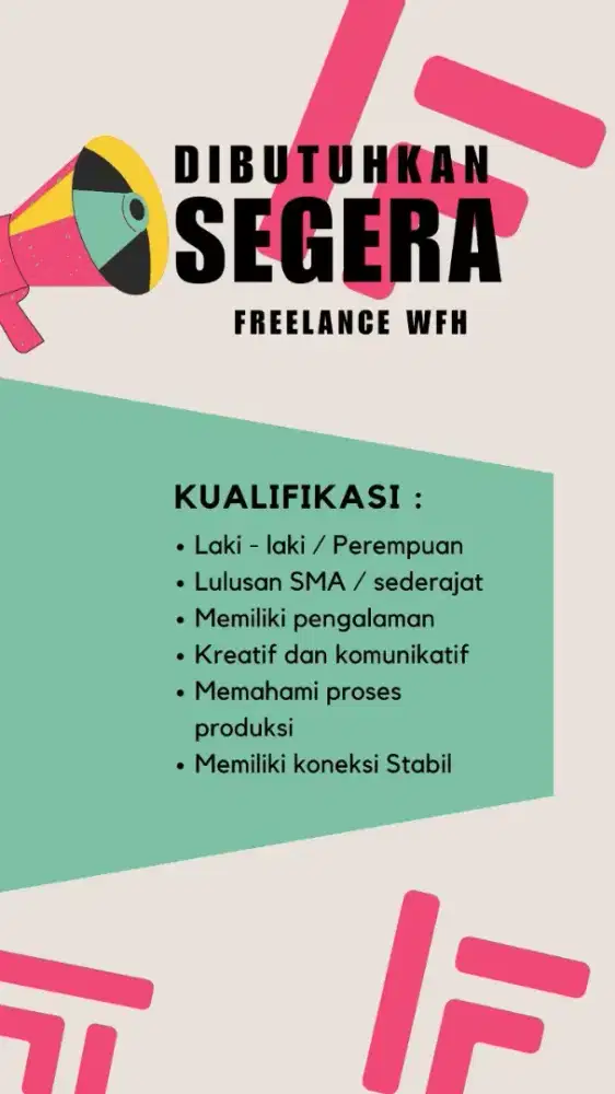 FREELANCE RUMAHAN