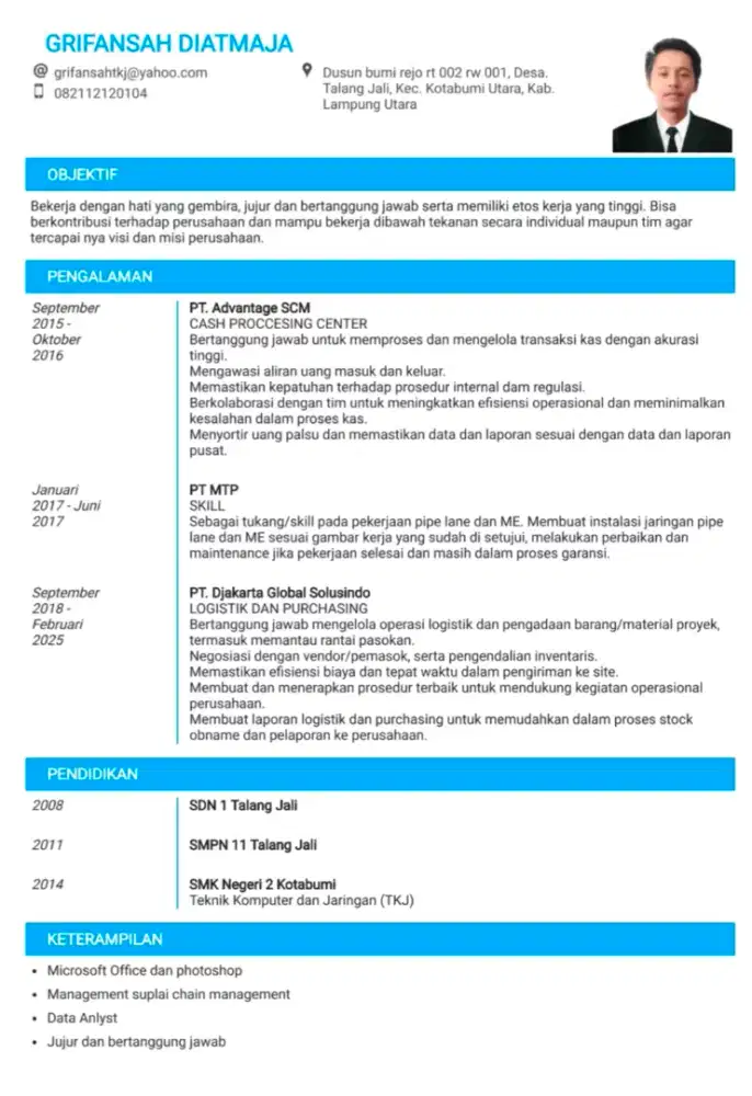 Sedang mencari pekerjaan
