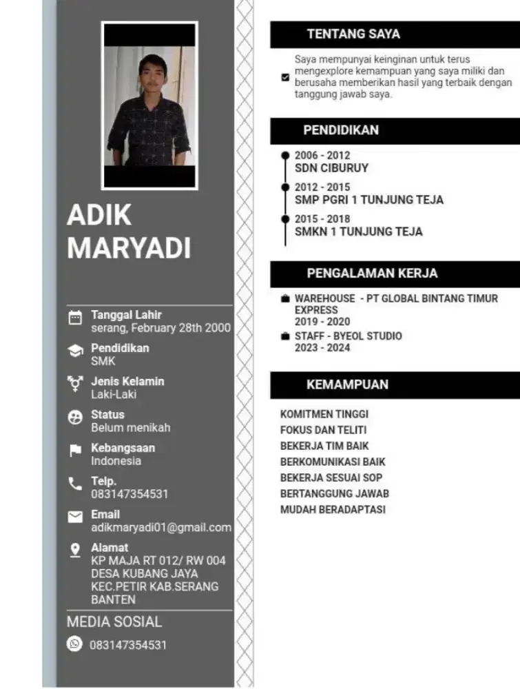 Mencari pekerjaan