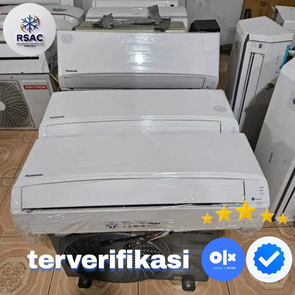 PUSAT AC SECOND ☎️ AC 1/2 PK ,3/4 PK , 1 PK , 2 PK SHARP , LG PASANG AC