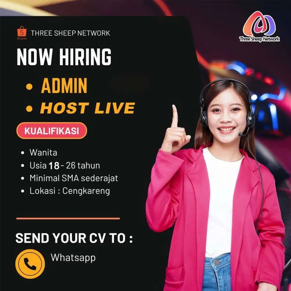Admin affiliate dan live streaming