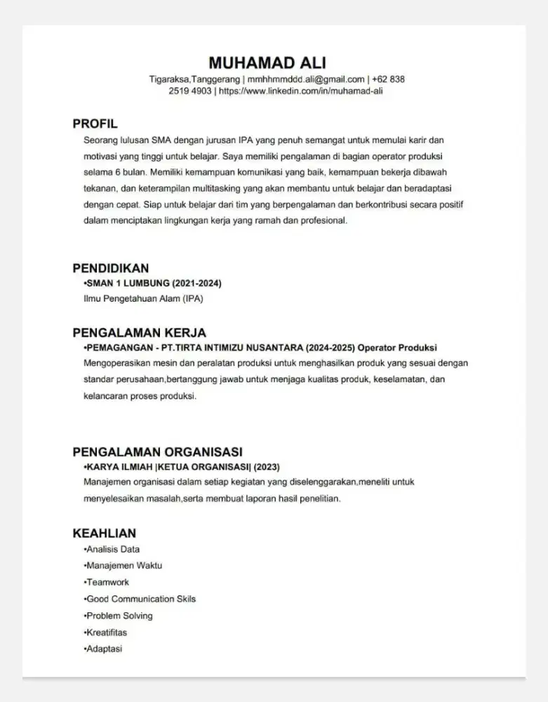 mencari lowongan pekerjaan