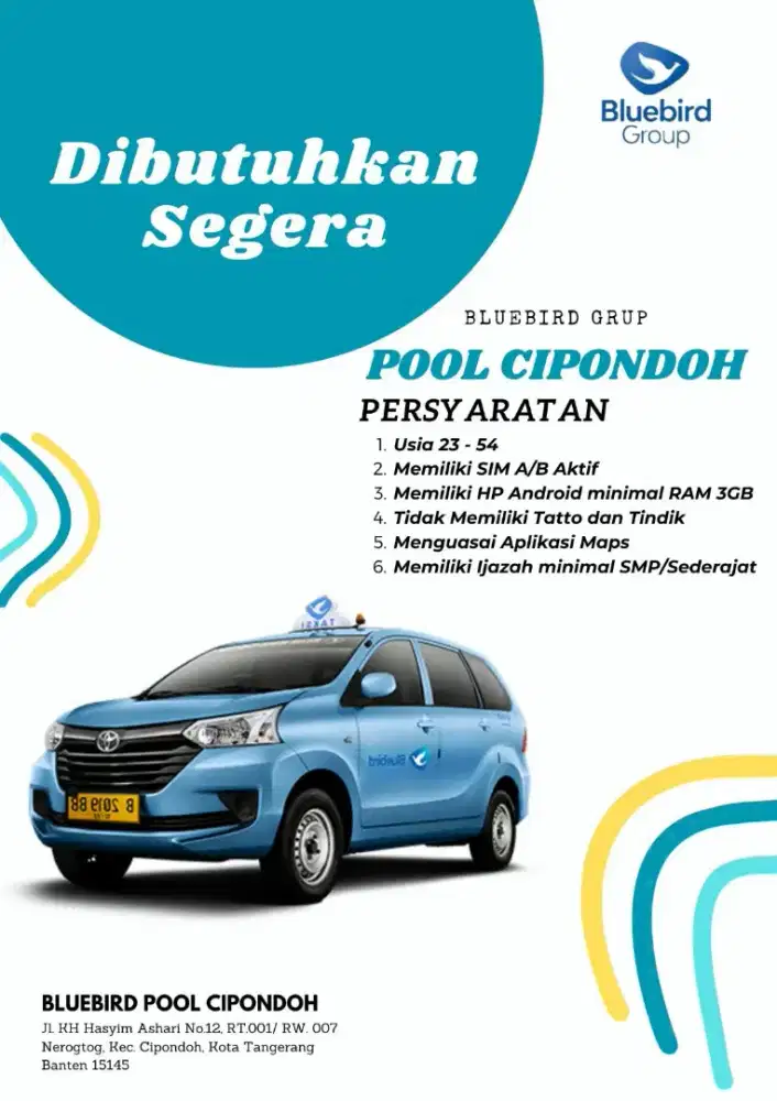 Driver Bluebird pool cipondoh