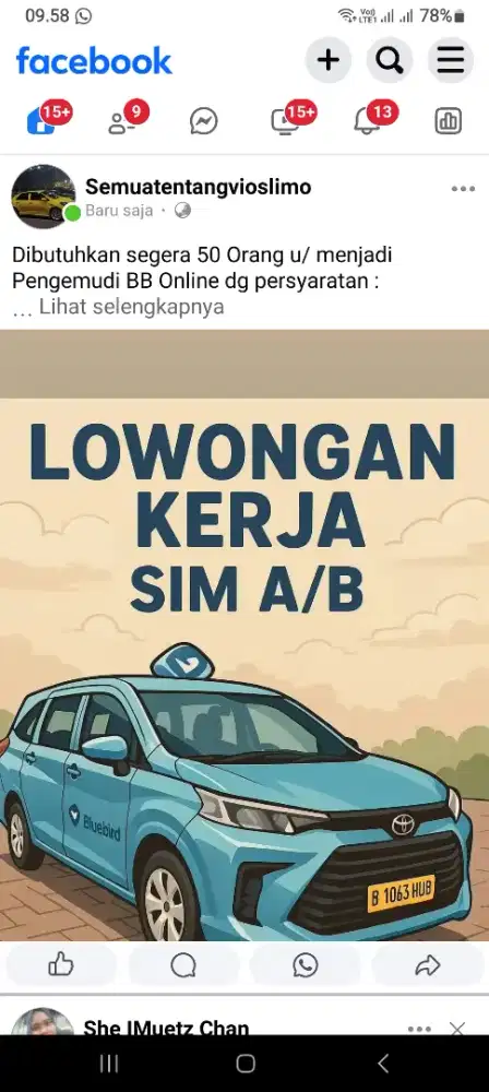 Dicari supir punya sim a