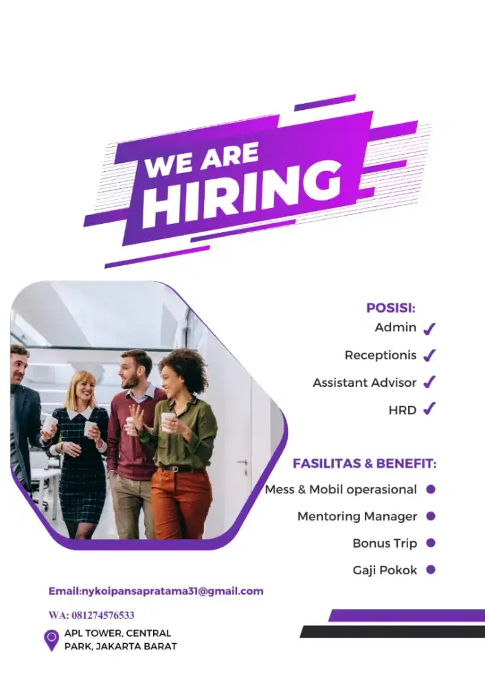 Info loker Jakarta Barat