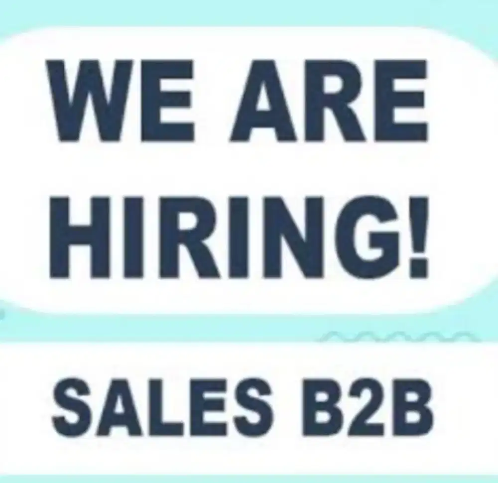 Dicari sales b2b