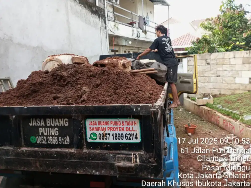 Jasa angkut puing tamah