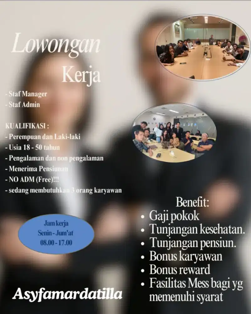 Dibutuhkan cepat!!!